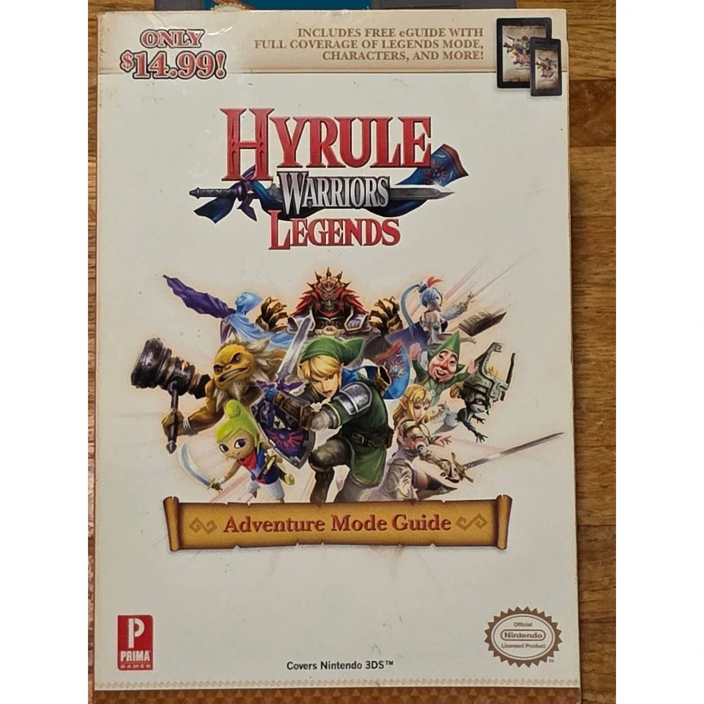 Prima Hyrule Warriors Legends Adventure Mode Guide Nintendo 3DS Strategy Book